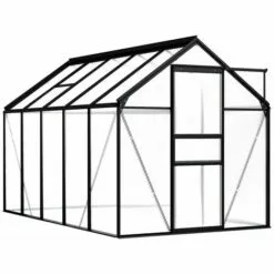 LES TENDANCES Serre Anthracite Aluminium 5,89 M²