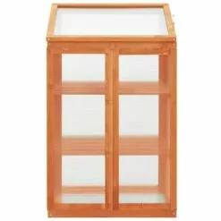 LES TENDANCES Serre 60x45x100 Cm Bois De Sapin -Serre de jardin Boutique 66924315 5