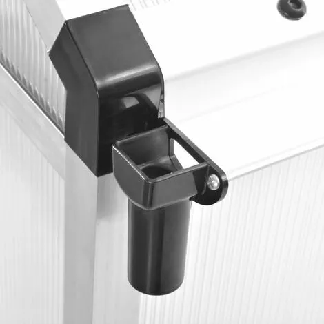 LES TENDANCES Serre Aluminium 302x190x195 Cm 11,19 M³ 2 LES TENDANCES Serre Aluminium 302x190x195 Cm 11,19 M³ – Image 2