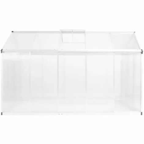 LES TENDANCES Serre Aluminium 302x190x195 Cm 11,19 M³ 4 LES TENDANCES Serre Aluminium 302x190x195 Cm 11,19 M³ – Image 4