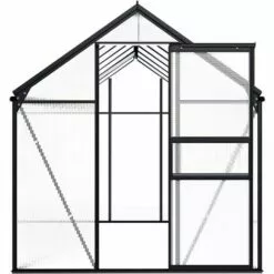 LES TENDANCES Serre Anthracite Aluminium 8,17 M² -Serre de jardin Boutique 66925122 3