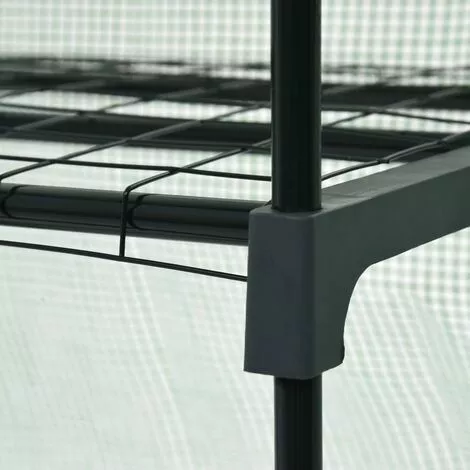 LES TENDANCES Mini-serre à 3 Niveaux 69x49x125 Cm 3 LES TENDANCES Mini-serre à 3 Niveaux 69x49x125 Cm – Image 3