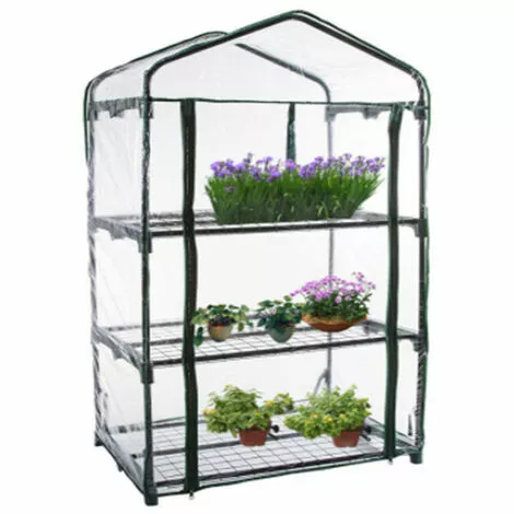 YIENJAOY Mini Serre Et Serre De Balcon, AGILITY Couverture De Jardin à Effet De Serre Pour Plantes De Maison à 2 Niveaux PVC étanche Mini Couverture De Jardin Anti-ultraviolets Pour La Décoration De La Maison (sans Cadre En Fer)-69*49*155 1 YIENJAOY Mini Serre Et Serre De Balcon, AGILITY Couverture De Jardin à Effet De Serre Pour Plantes De Maison à 2 Niveaux PVC étanche Mini Couverture De Jardin Anti-ultraviolets Pour La Décoration De La Maison (sans Cadre En Fer)-69*49*155