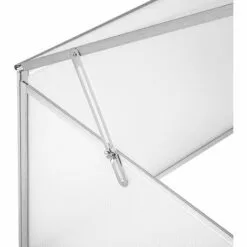 TECTAKE Mini Serre De Jardin En Aluminium 102 Cm X 61 Cm X 41 Cm - Blanc Transparent -Serre de jardin Boutique 7514438 5