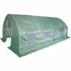 DEMA Serre De Jardin Tunnel 18 M² 6x3x1.9 M Effet De Serre Tube Acier 25 Mm