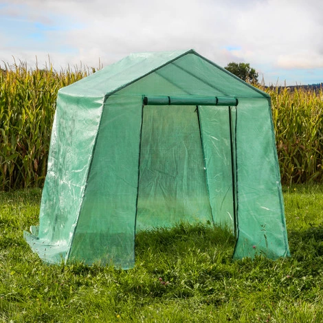 DEMA Serre De Jardin- 5 M² - Bâche Plastique Renforcée 1 DEMA Serre De Jardin- 5 M² - Bâche Plastique Renforcée