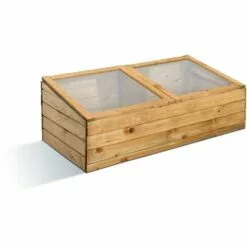 JARDIPOLYS Serre Double | 100 X 50 Cm - Bois