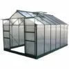 HABITAT ET JARDIN Serre Jardin Polycarbonate "Dahlia" - 9,24 M² - Vert Sapin