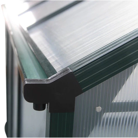 HABITAT ET JARDIN Serre Jardin Polycarbonate "Dahlia" - 9,24 M² - Vert Sapin 2 HABITAT ET JARDIN Serre Jardin Polycarbonate "Dahlia" - 9,24 M² - Vert Sapin – Image 2