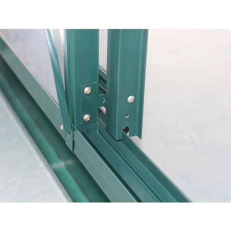 HABITAT ET JARDIN Serre Jardin Polycarbonate "Dahlia" - 9,24 M² - Vert Sapin 3 HABITAT ET JARDIN Serre Jardin Polycarbonate "Dahlia" - 9,24 M² - Vert Sapin – Image 3